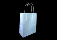 軽量紙の買い物袋、Ecoの友好的なペーパー現在は紫外線コーティングを袋に入れます