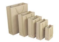 印刷された小売りの平らなハンドルPMSクラフト紙の買い物袋