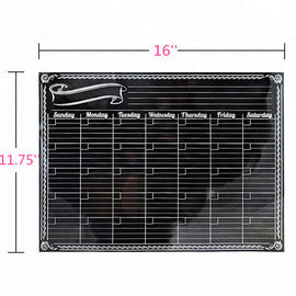 16' X 11.75' マグネット式冷蔵庫 カレンダー マグネット式乾消式 壁カレンダー 冷蔵庫 メモパッド