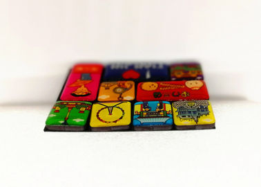 3D樹脂写真印刷 冷蔵庫磁石 エポキシ冷蔵庫磁石 30mm X 40mm 透明プラスチックボックス